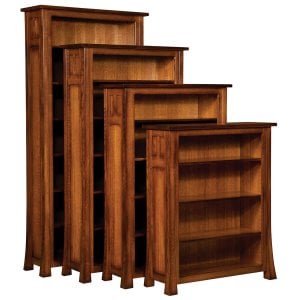 solid wood bookshelves